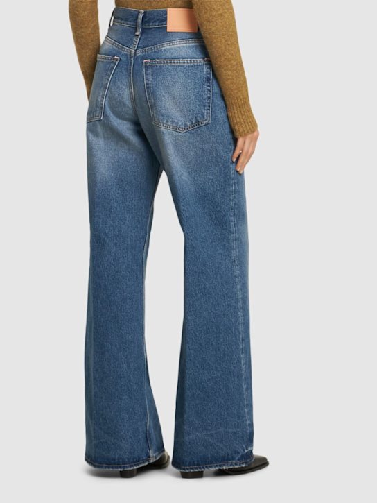 Acne Studios: Jeans anchos de denim