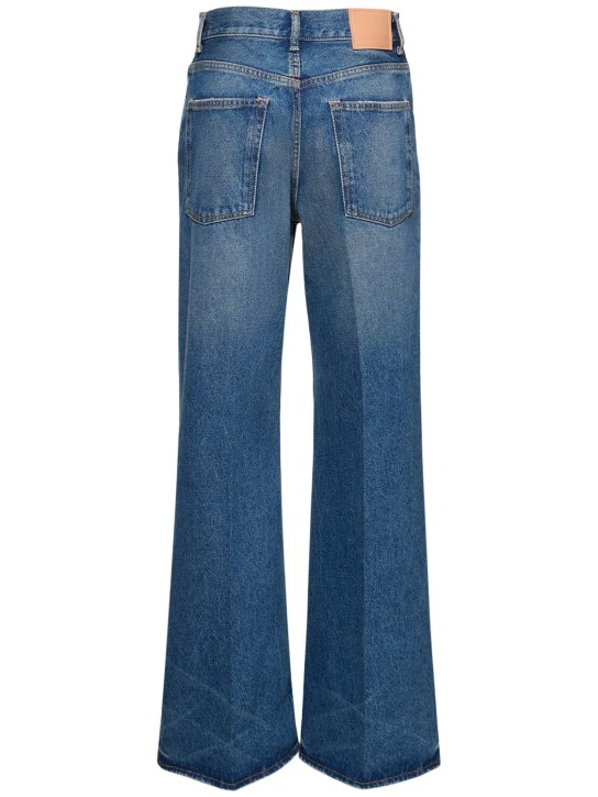 Acne Studios: Jeans anchos de denim