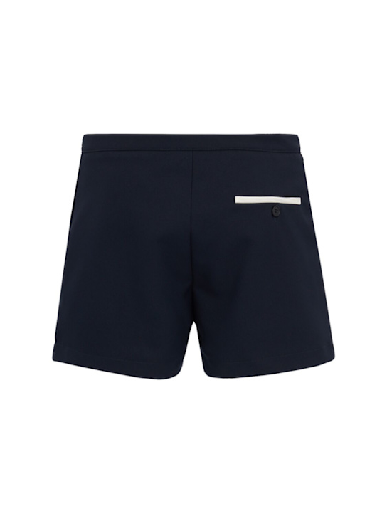 FIORUCCI: Angel Patch twill shorts