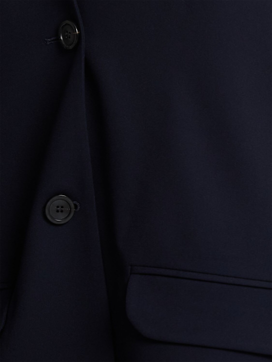 FABIANA FILIPPI: Collarless poly blend blazer