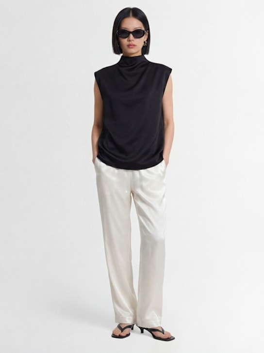 FABIANA FILIPPI - Pantalon ample en satin