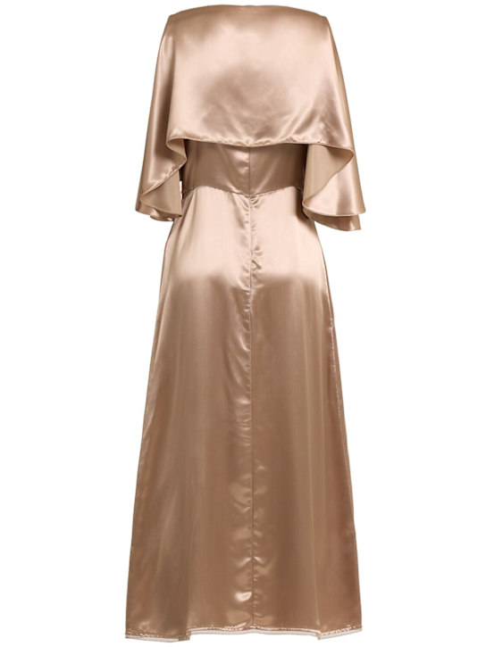 FABIANA FILIPPI: Robe midi en satin deux pièces
