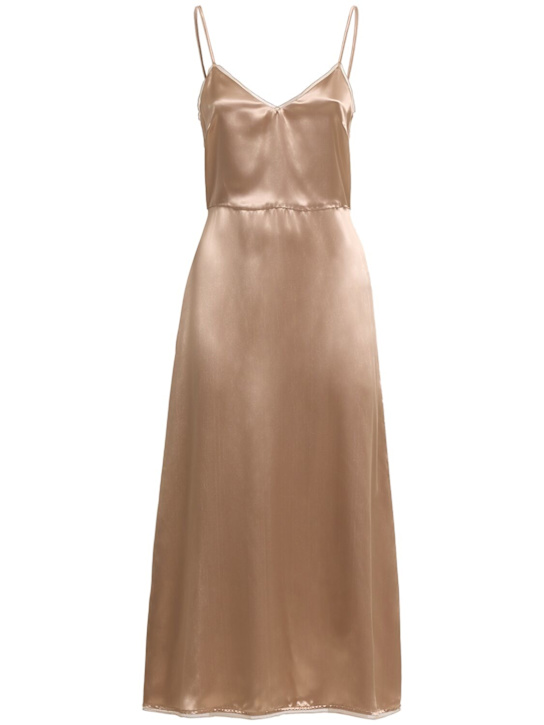 FABIANA FILIPPI: Robe midi en satin deux pièces