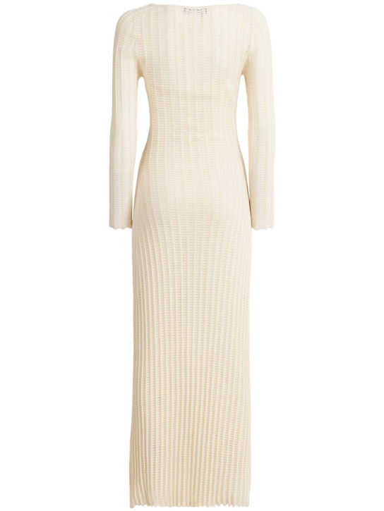 FABIANA FILIPPI: Robe longue en résille de coton