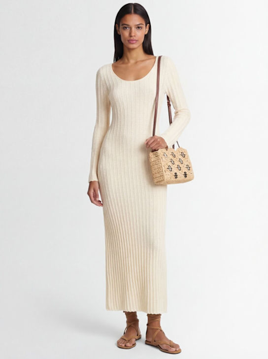 FABIANA FILIPPI - Robe longue en résille de coton