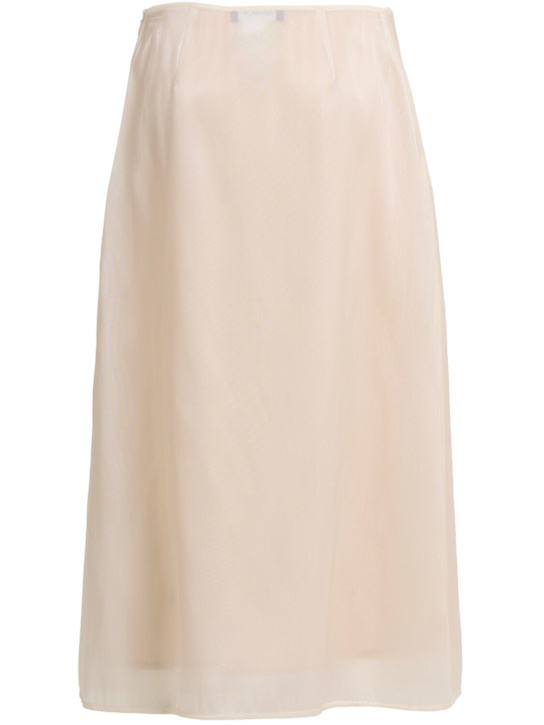 FABIANA FILIPPI: Poly blend a-line midi skirt