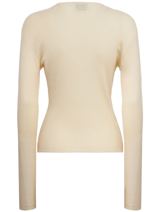 NAMI: Cashmere & silk long sleeve t-shirt