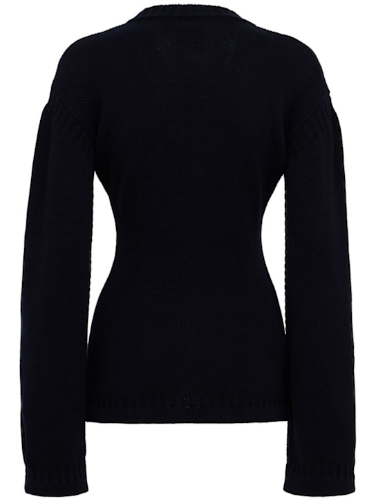NAMI: Cotton guernsey cardigan
