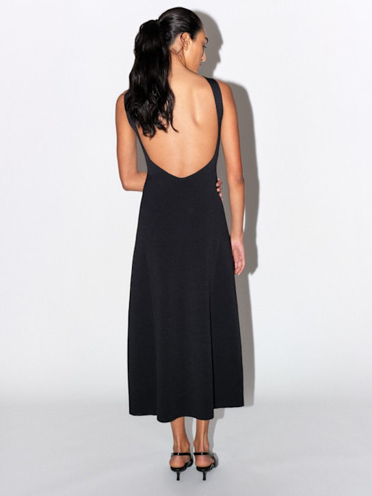 NAMI: Open back viscose dress