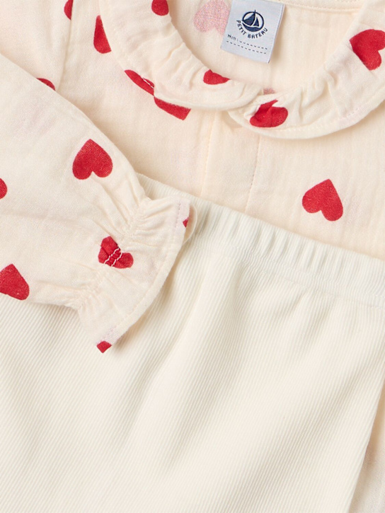 Petit Bateau - Cotton top & leggings