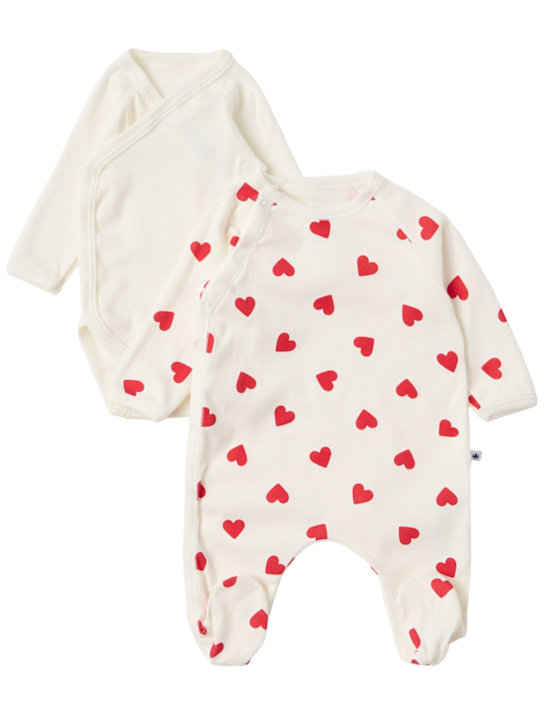 Petit Bateau - Printed cotton jersey romper & bodysuit
