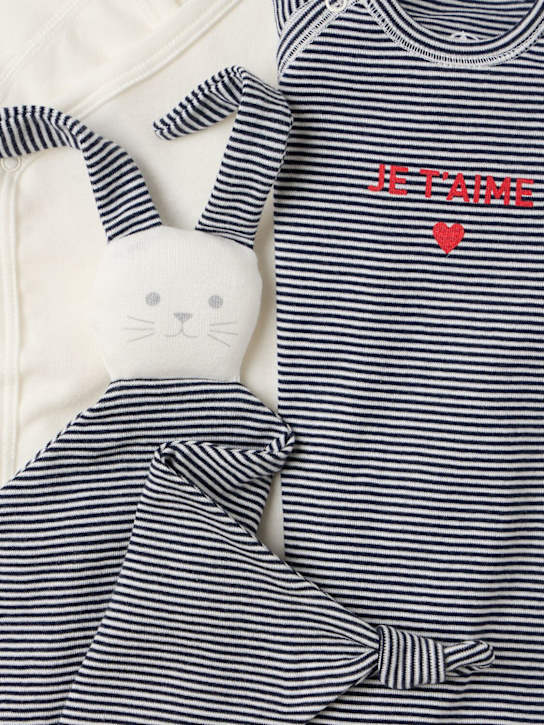 Petit Bateau: Printed cotton jersey romper & bodysuit
