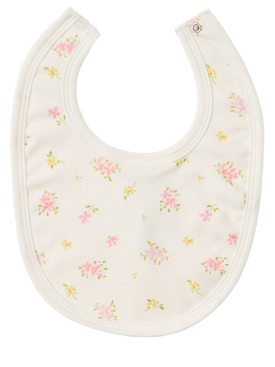 Petit Bateau: Set of 2 printed cotton bibs