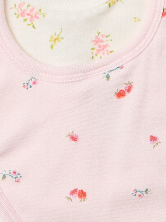 Petit Bateau: Set of 2 printed cotton bibs