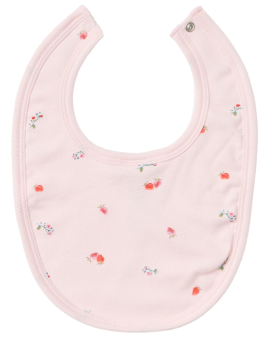 Petit Bateau: Set of 2 printed cotton bibs