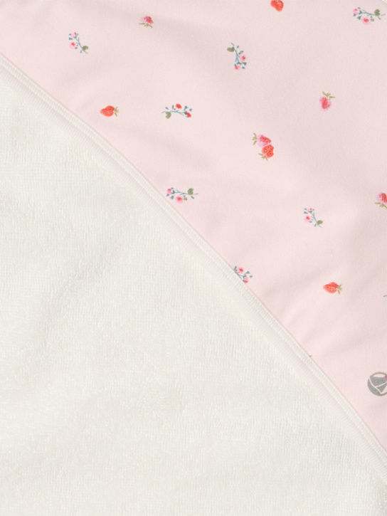 Petit Bateau - Printed cotton blend terry bath towel
