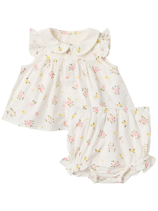 Petit Bateau: Cotton jersey top & diaper cover