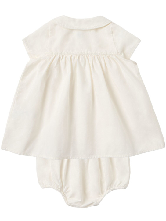 Petit Bateau: Cotton shirt & diaper cover