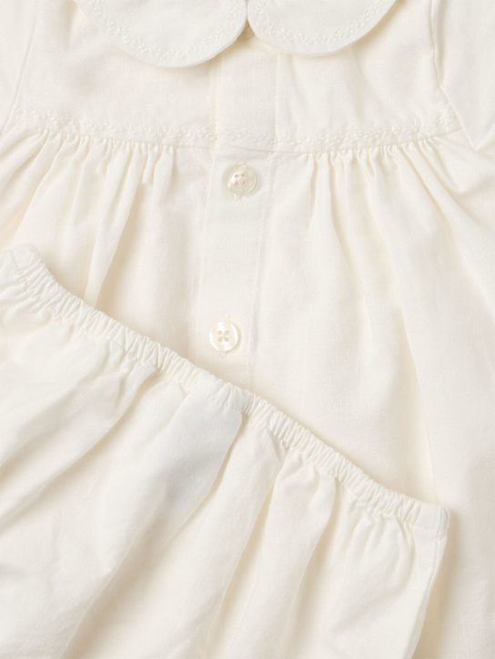 Petit Bateau - Cotton shirt & diaper cover