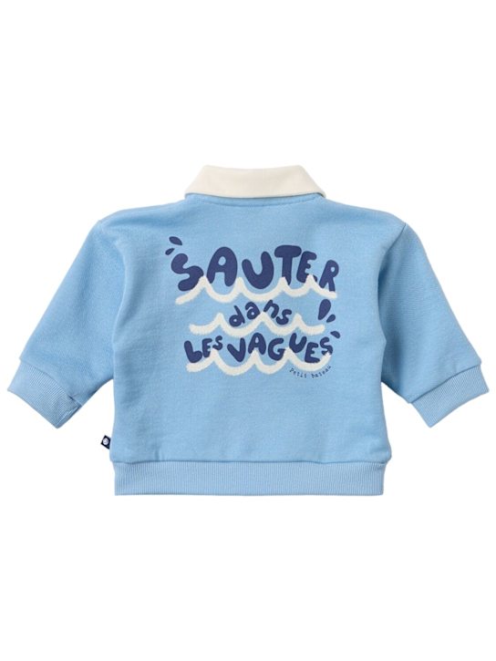Petit Bateau: Cotton polo sweatshirt