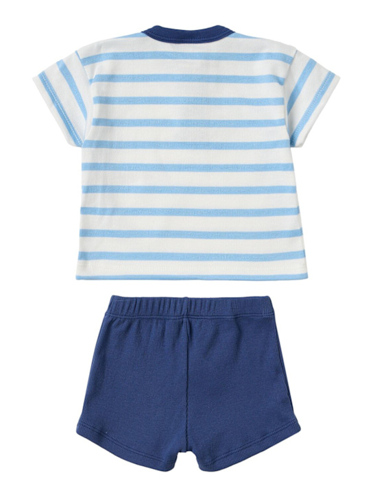 Petit Bateau: Cotton jersey top & shorts