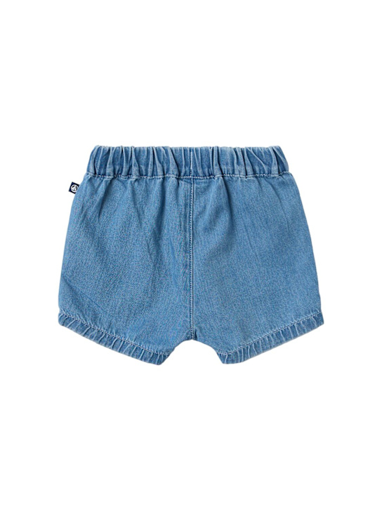 Petit Bateau: Cotton chambray shorts