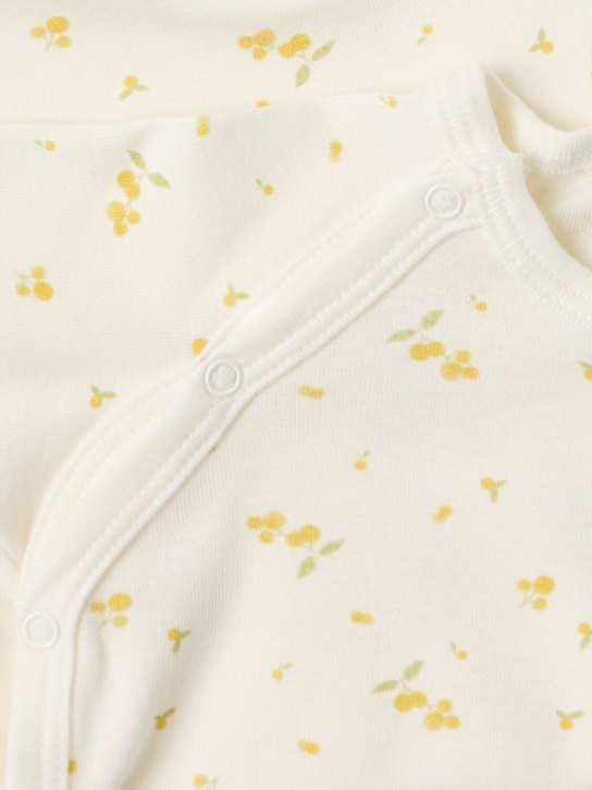 Petit Bateau - Printed cotton jersey romper