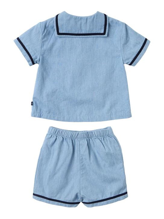 Petit Bateau: Cotton jersey top & shorts