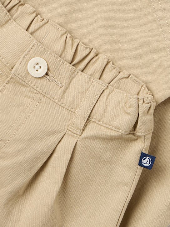Petit Bateau - Cotton blend gabardine pants