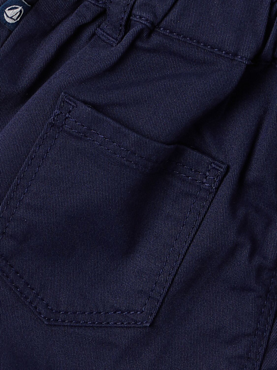 Petit Bateau - Cotton chambray overalls