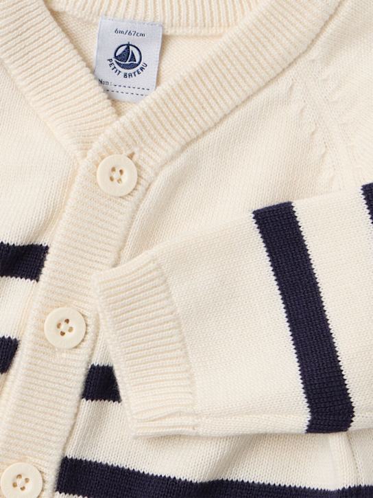 Petit Bateau: Cotton knit cardigan