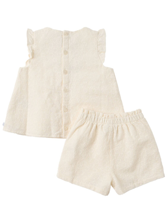 Petit Bateau: Cotton poplin shirt & shorts