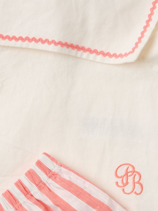 Petit Bateau - Cotton poplin shirt & shorts