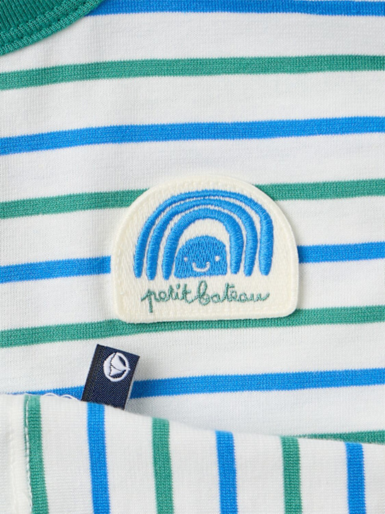 Petit Bateau: Striped cotton jersey t-shirt