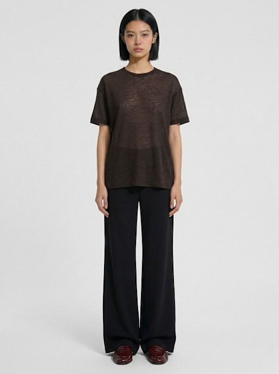 The Row: Galen crepe georgette wide pants