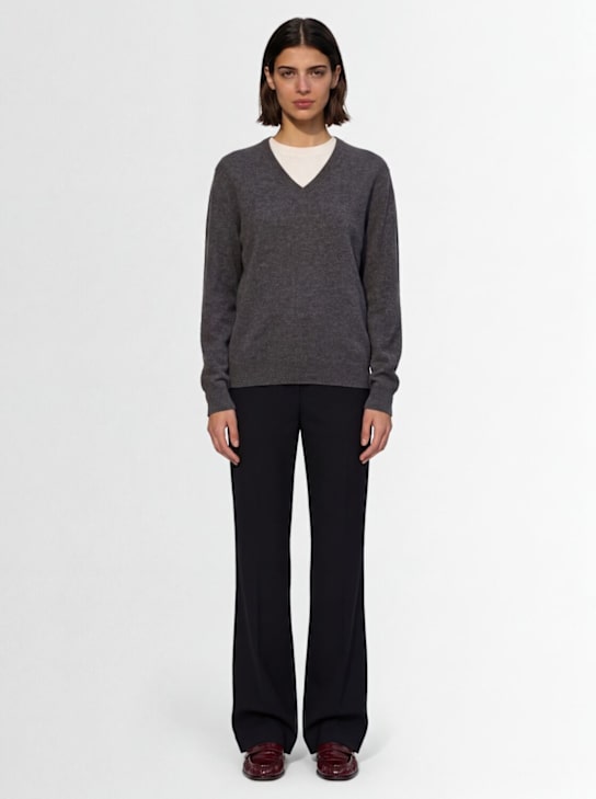 The Row - Pantalon évasé Ian en laine