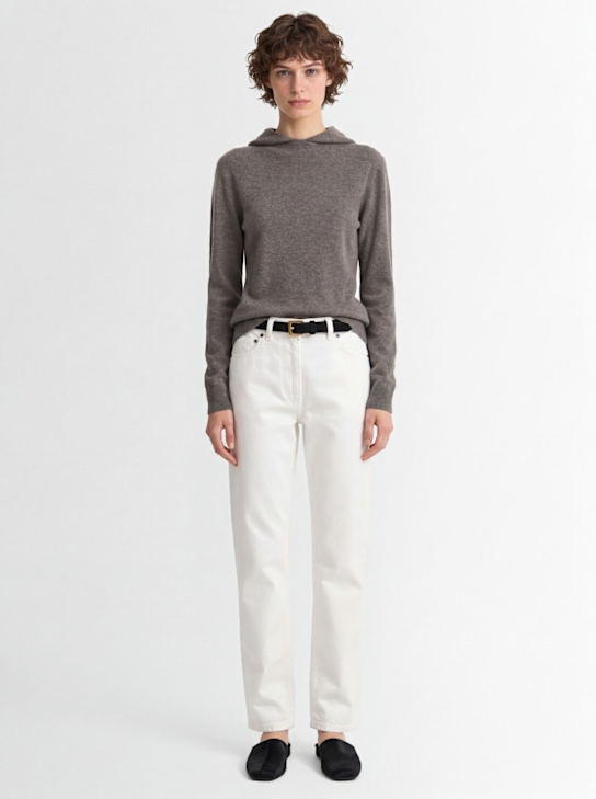 The Row: Suéter de cashmere con capucha