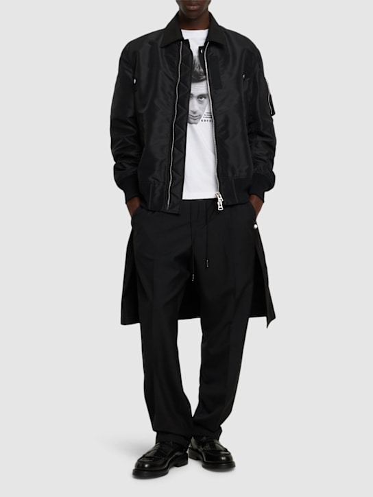 Sacai - Jacke aus Nylontwill