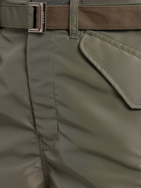 Sacai - Nylon twill cargo shorts