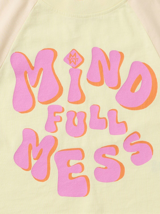 MORNING MESS THERAPY - Printed cotton t-shirt