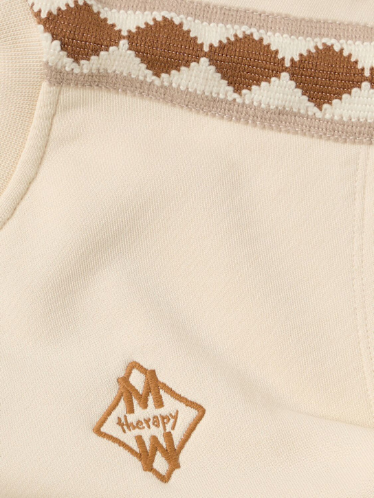 MORNING MESS THERAPY: Printed knit vest