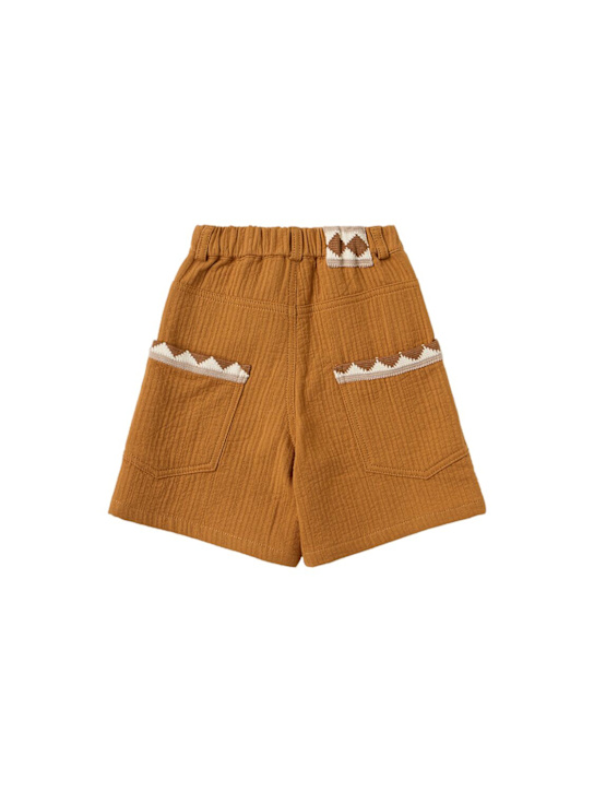 MORNING MESS THERAPY: Cotton Bermuda shorts