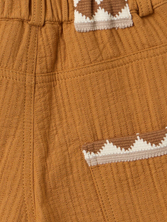 MORNING MESS THERAPY - Cotton Bermuda shorts