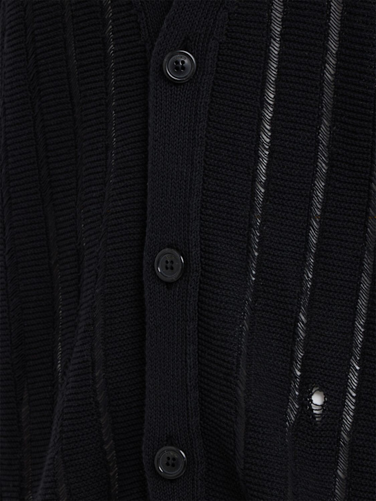 Laneus: Knitted cotton cardigan