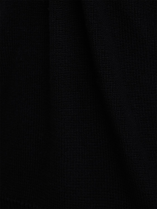 Laneus: Knitted cotton crewneck sweater