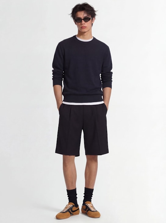 Laneus - Cotton crewneck sweater
