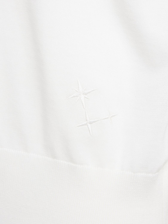 Laneus: Knitted cotton t-shirt