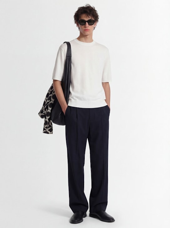 Laneus - Knitted cotton t-shirt