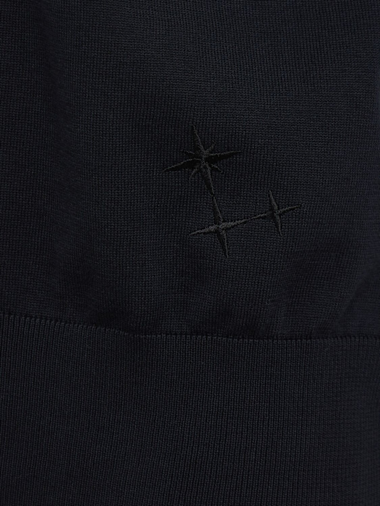 Laneus: Knitted cotton t-shirt