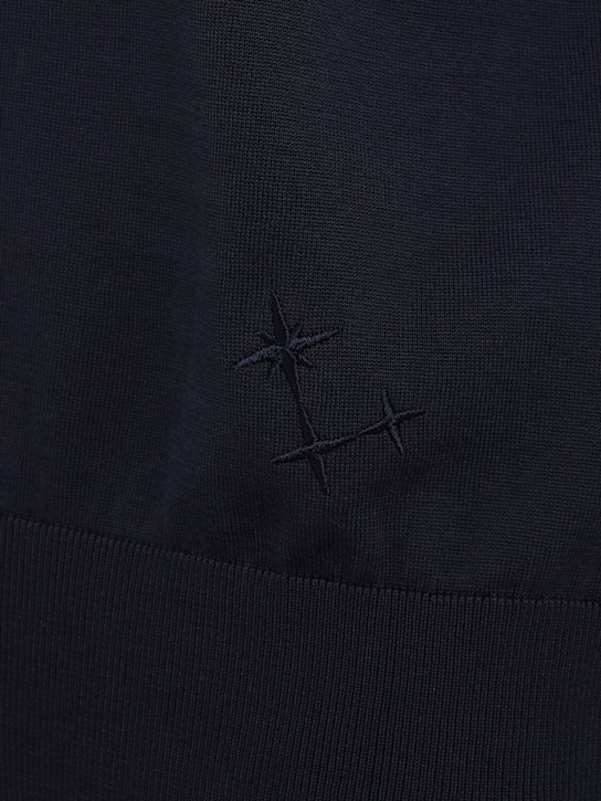 Laneus: Knitted cotton t-shirt